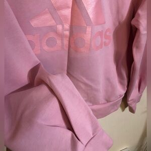 Adidas light pink sweatshirt